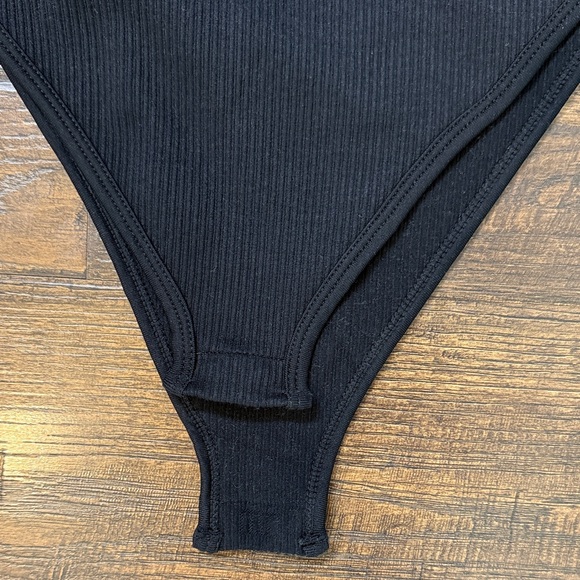 OQQ Black Women's Bodysuit XL - Picture 3 of 4
